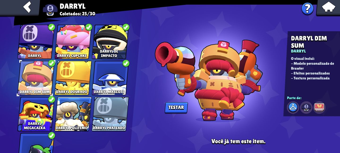 CONTA DE BRAWL STAR 2019 COM MUITO ITENS EXCLUSIVOS