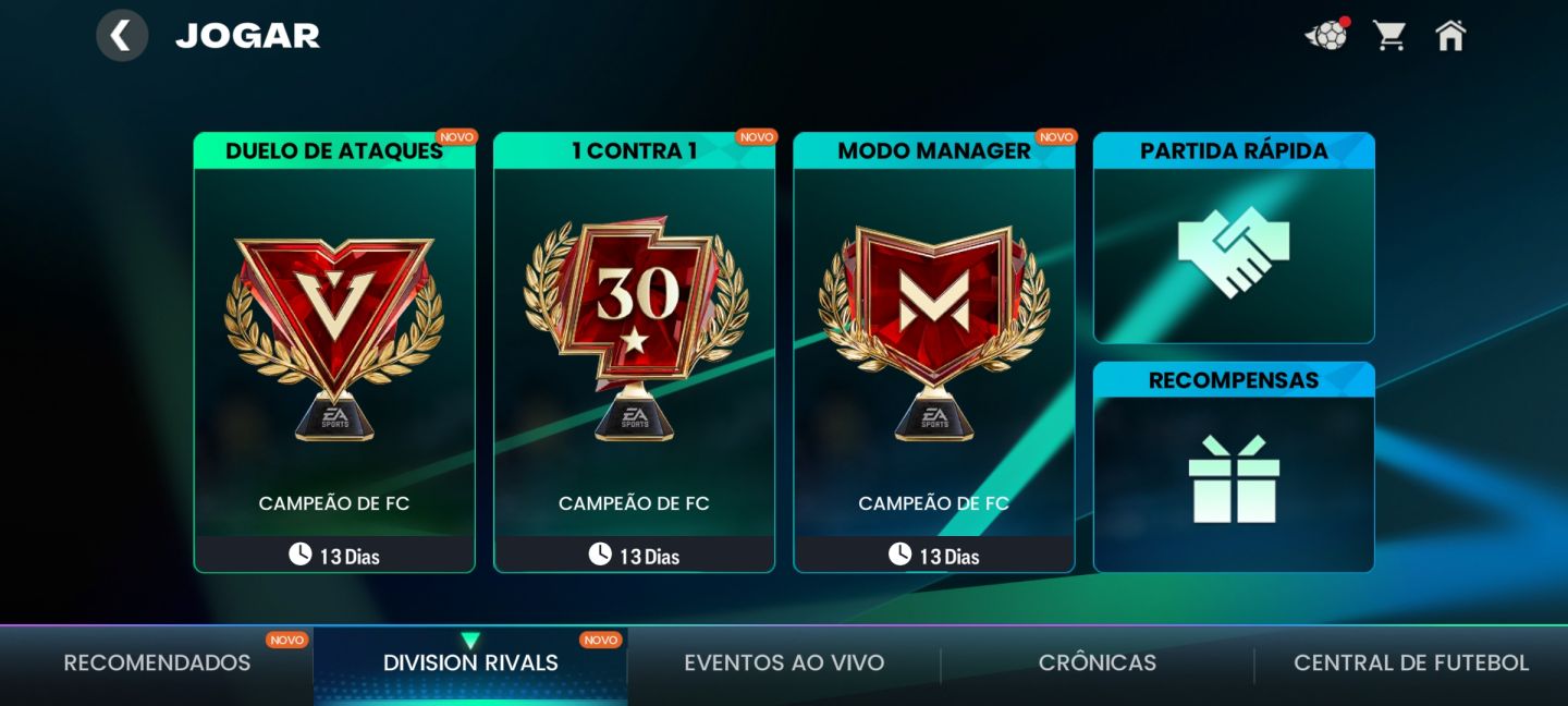 CONTA DE FC MOBILE COM MUITAS JOIAS E FRAGMENTOS