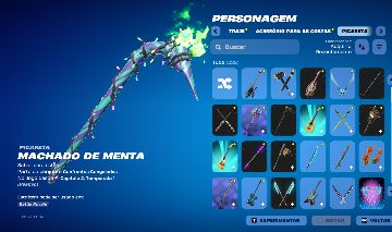Conta Fortnite, com glow e minty, 200+ skins, asa-delta, picareta, 600+ gestos