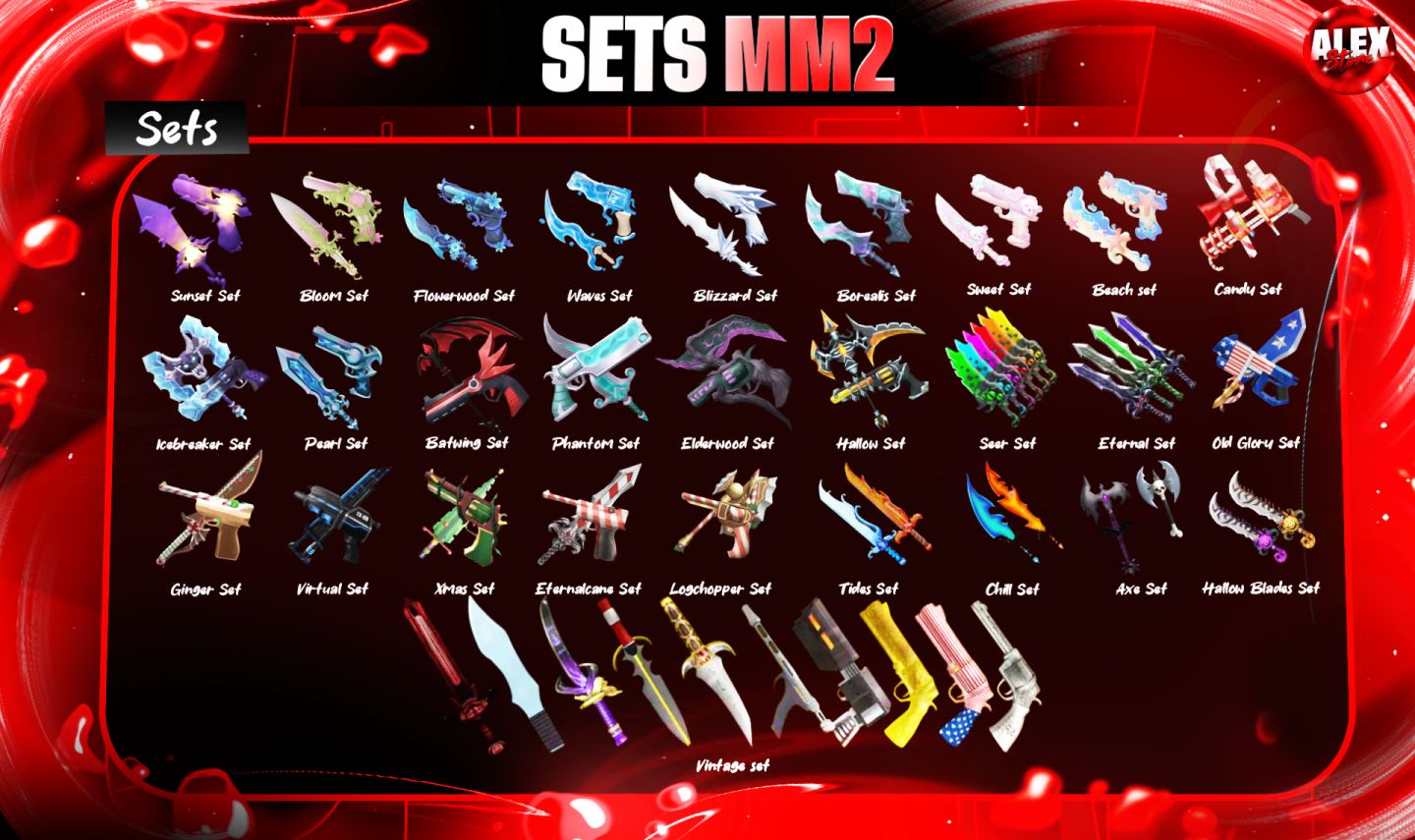 [PROMOÇAO + BRINDE] GODLYS | SETS | CHROMAS | Murder Mystery 2 | MM2 (ROBLOX)
