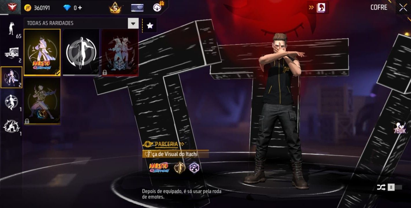 CONTA ANTIGA DE FREE FIRE- ( 6 ANOS)