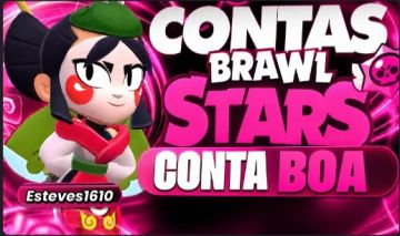 CONTA CHEIA DE SKIN NORMAL E RARA E POUCO TROFÉU BRAWL STARS 13K