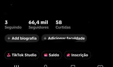 Conta do tiktok com 50k de seguidores
