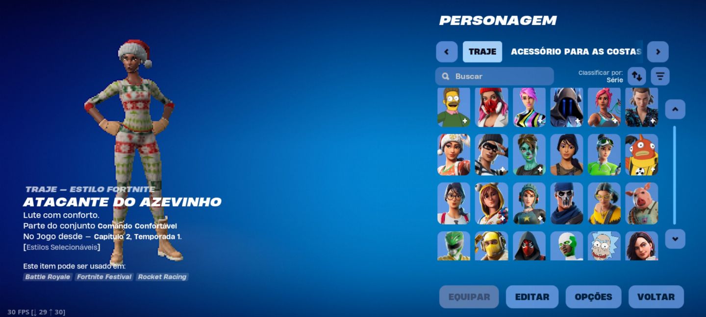 CONTA FORTNITE COM 162 SKINS,SALVE O MUNDO DE VBUCKS INFINITOS E MACHADO LEVIATÃ