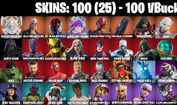 100 skins conta boa barata com skins try hard