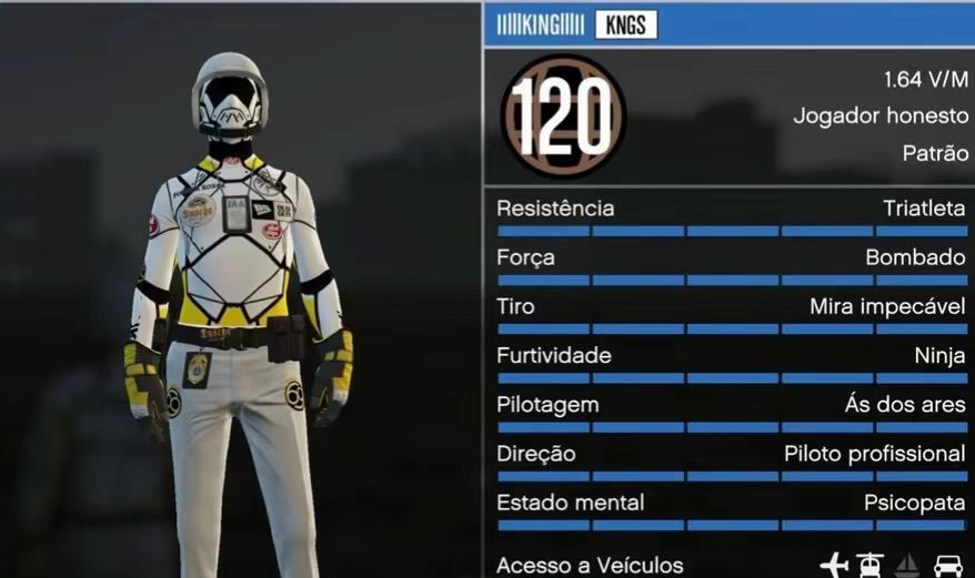 PS4/5 Level 120, 200m,Unloack all, 10 trajes mod, 160 veículos mod,GTA 6 incluso