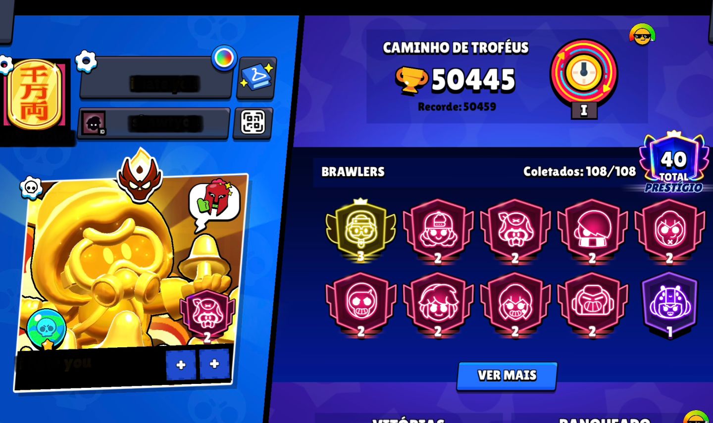 CONTA DE BRAWL COM P3,MESTRE,PIN DA MATCHERINO [Preço Imperdível]