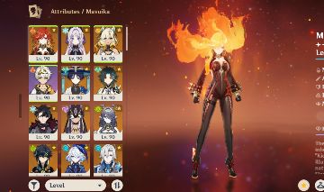Conta genshin impact 68 t5, server asia