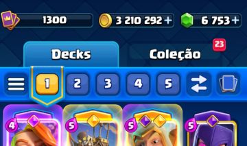 CONTA CLASH ROYALE 11.377 TROFÉUS | NÍVEL 15 | MUITOS RECURSOS