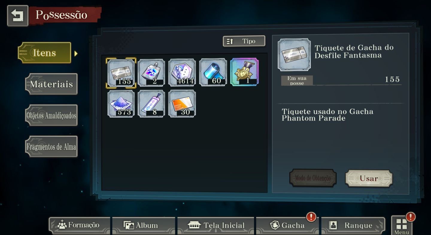 [ENDGAME] JJK Phantom Parade | TWHKMO | 42k+ Gems | 155+ Pulls/Tickets