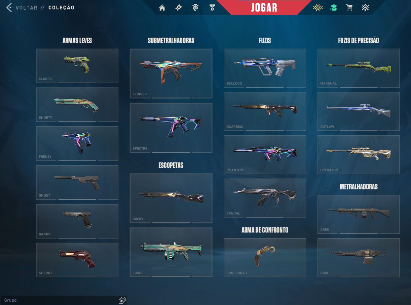 CONTA FULL ACESSO VALORANT + SKINS