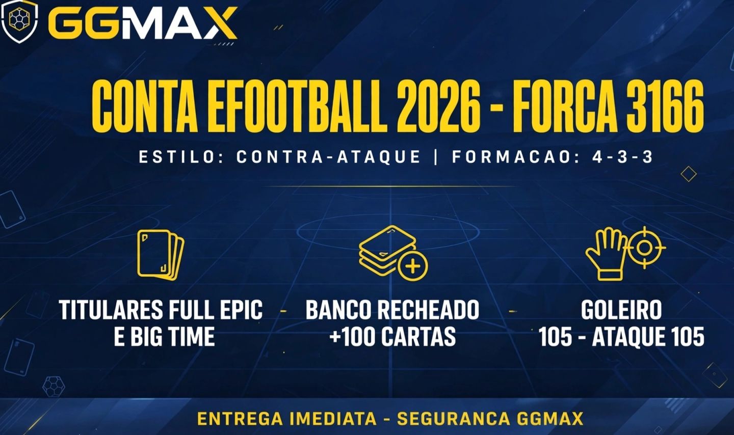 Conta de efootboll com jogadores antigos, com força 3166 promo pra sair logo