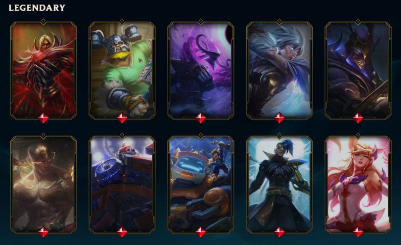 Conta lol 152 skins- ESME 1 (exdima)