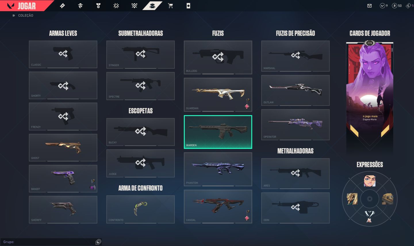 Conta peak imt, atual asc 3 com vairas skins