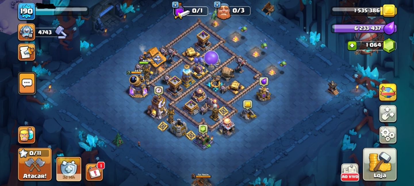 Conta Clash of clans CV 18 Rara: Bolos de Aniversário e Árvores de Natal 2025!
