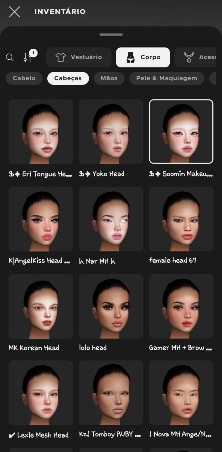 Conta feminina de imvu a venda