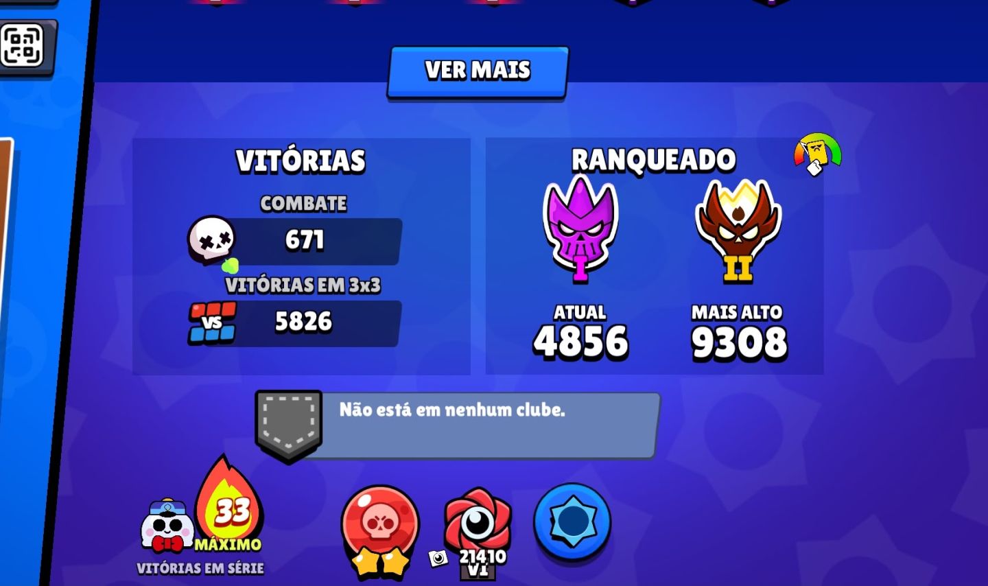 Conta brawls stars criada em 2025 ! Todos os brawlers ! MESTRE 2 !