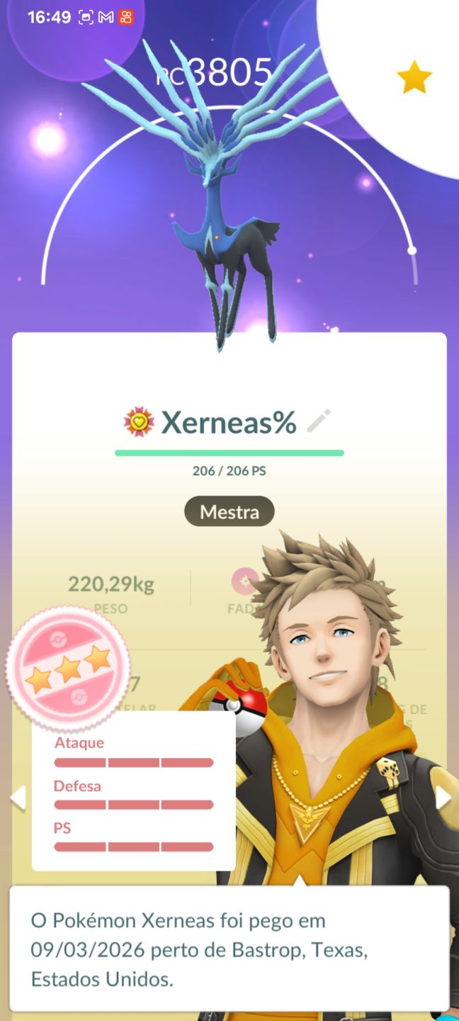 Conta Pokemon Go Elite