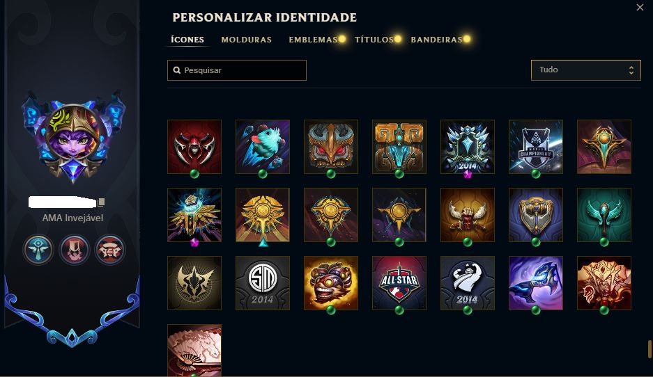 Conta lol 2014