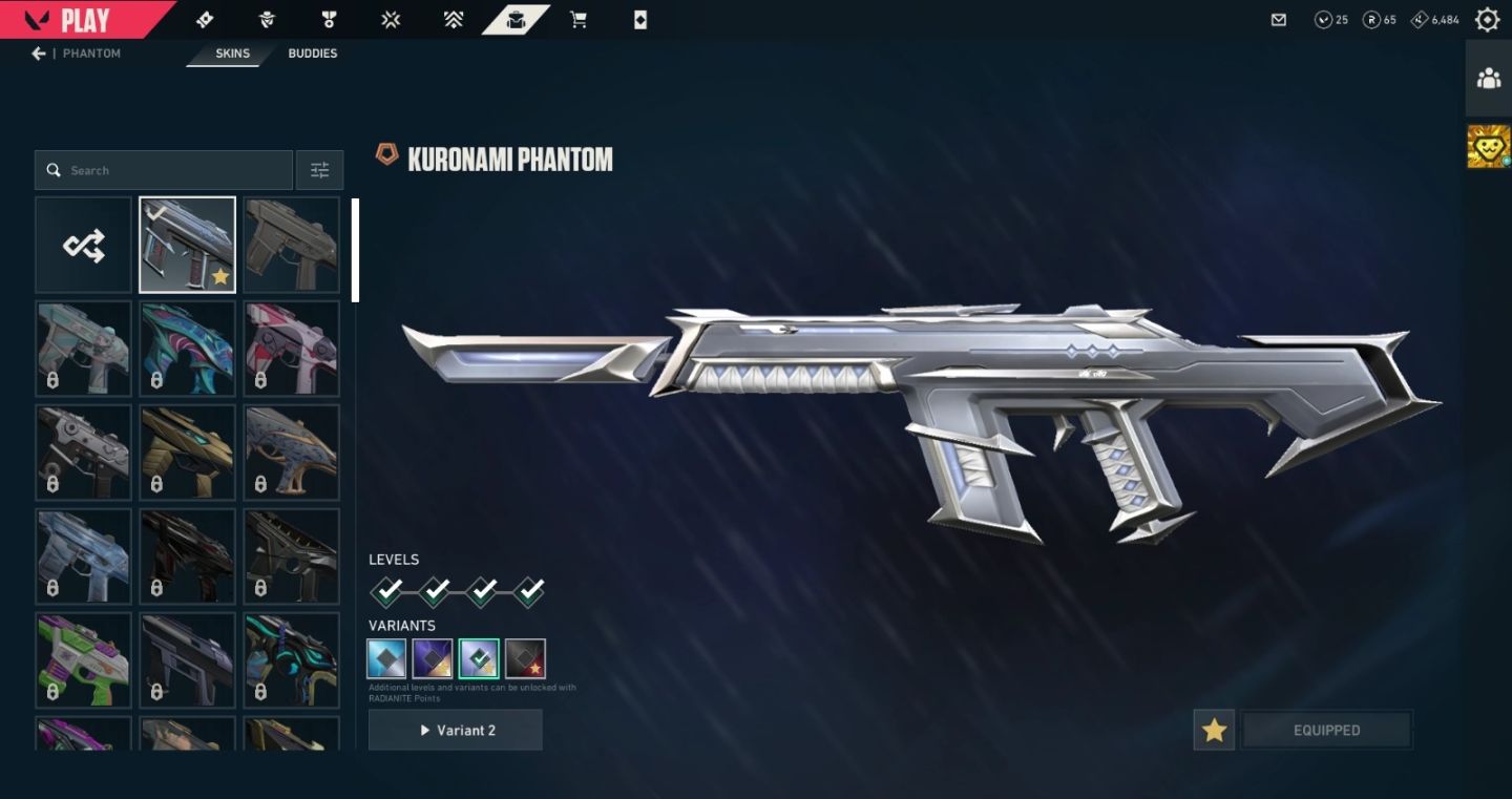 Conta de valorant,ouro II,lvl 20+,skins de Phantom, Vandal e faca no precinho