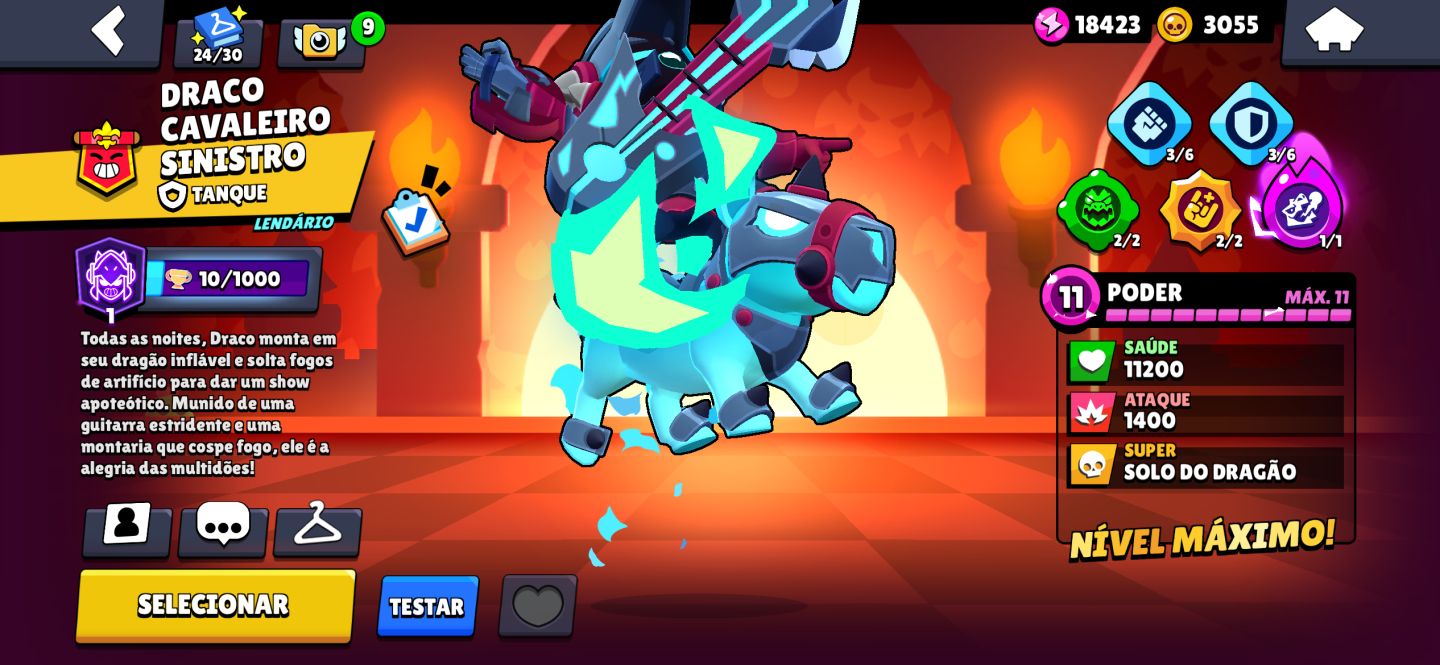 Conta rara brawl stars + conta de clash royale upada