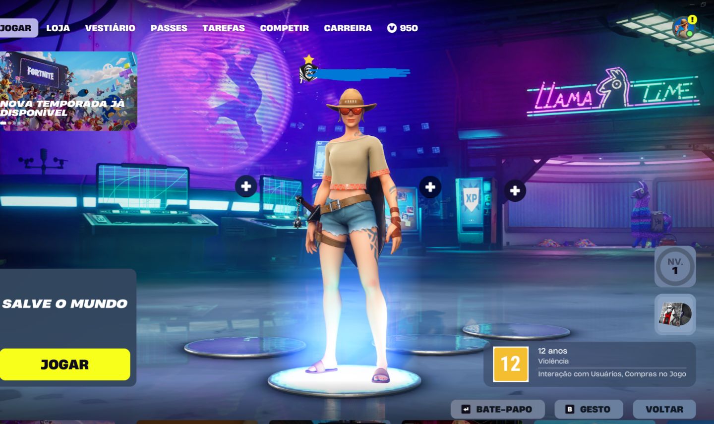 Conta fortnite (Salve o Mundo Fundador) (Troca de E-mail Disponivel)