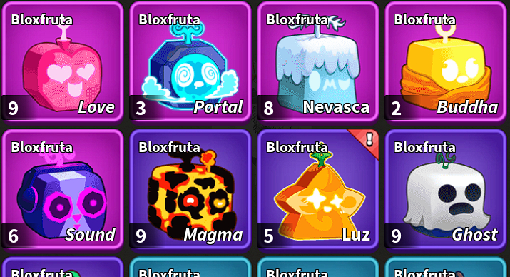30% DESC FRUTAS FISICAS BLOX FRUIT