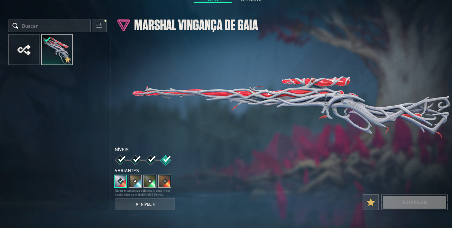 Conta valorant com skins de loja para quase todas as armas, ascendente.