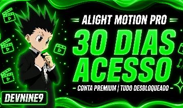 Alight Motion Pro (30 Dias) | Conta Premium