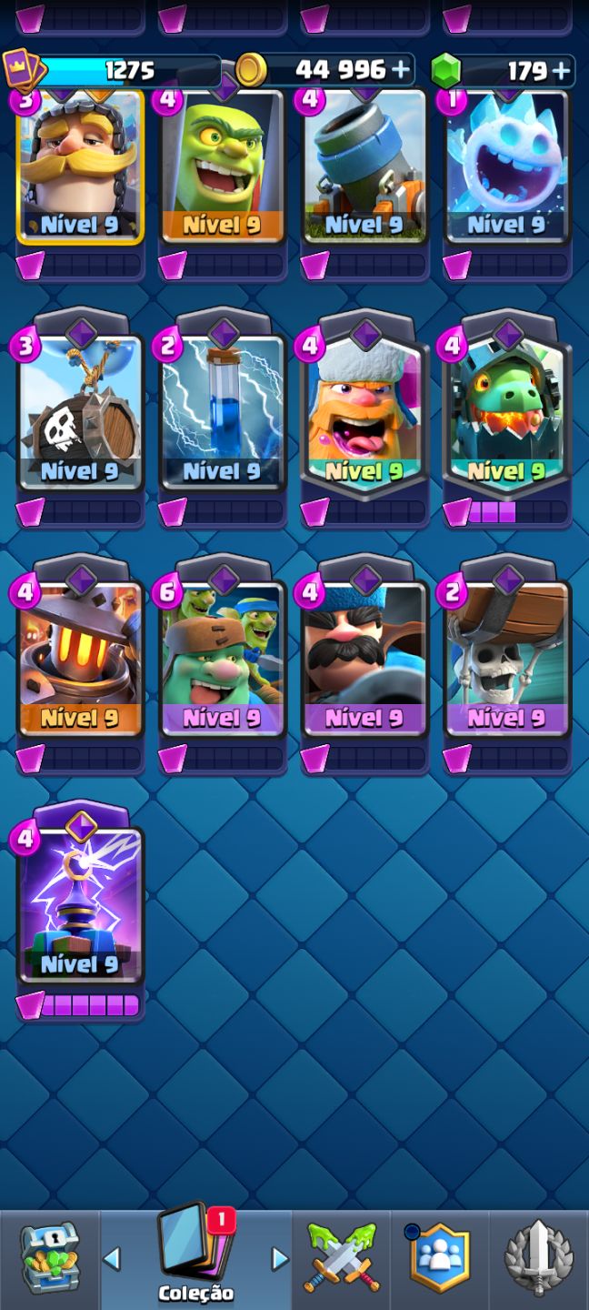CONTA CLASH ROYALE - ARENA 19