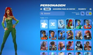 Continha básica fortnite 100+ skins incluindo skins e mulher gato DC comics