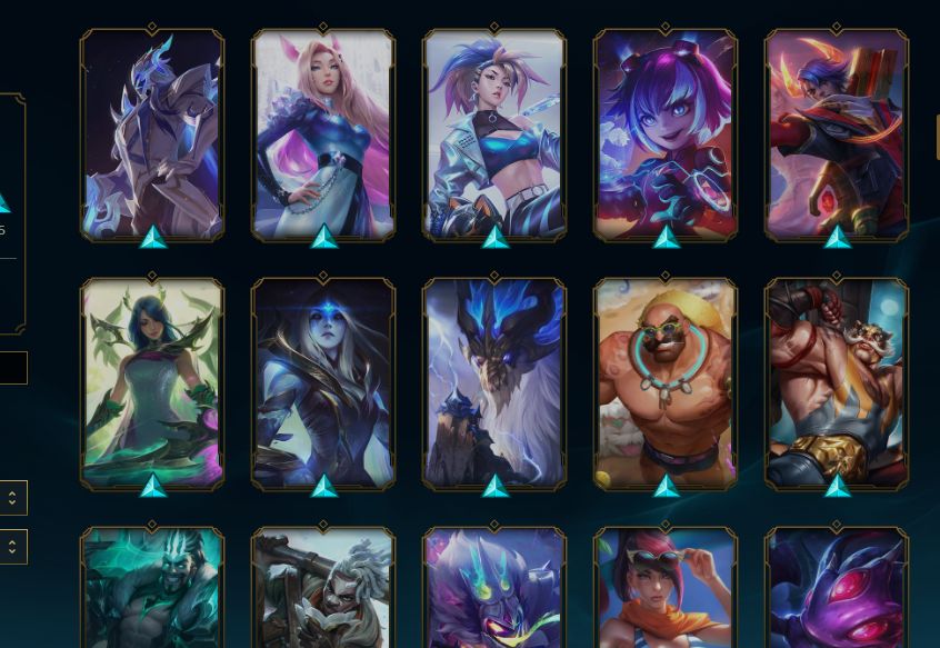 CONTA NIVEL 407 COM 141 SKINS