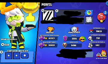 CONTA BRAWL STARS MUITOS TÍTULOS + LOTADA DE SKINS.