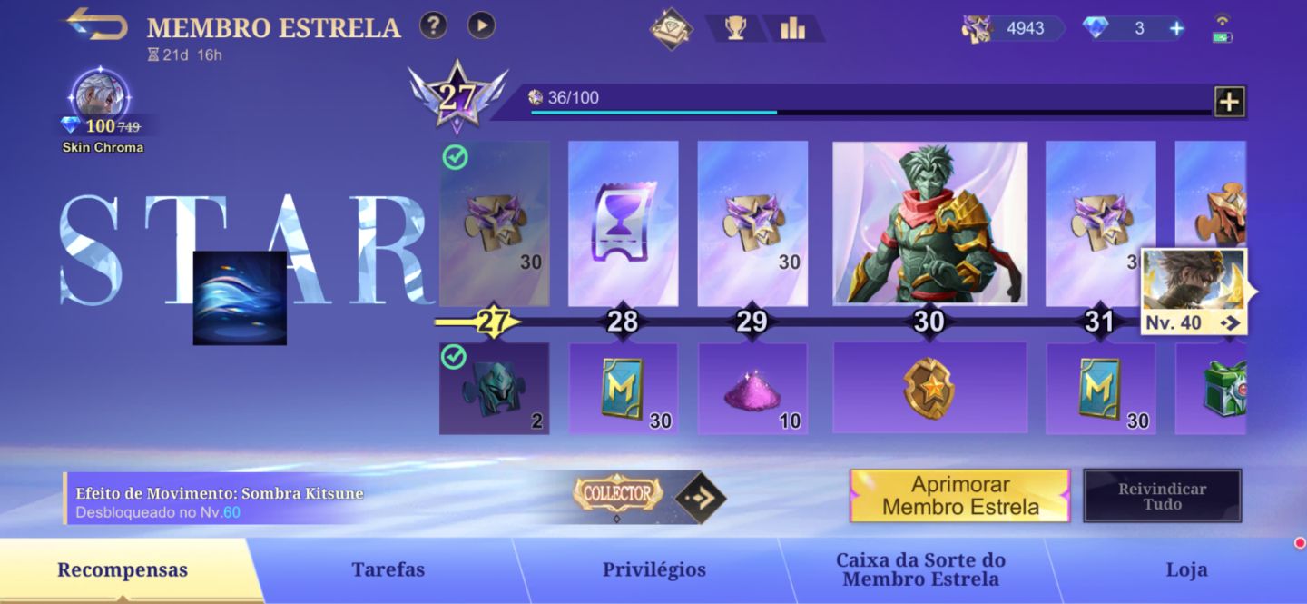 MEGA 2 RARA, MAIN JG, WR PROFISSIONAL, QUASE OUTRA LEGEND E MUITAS SKINS