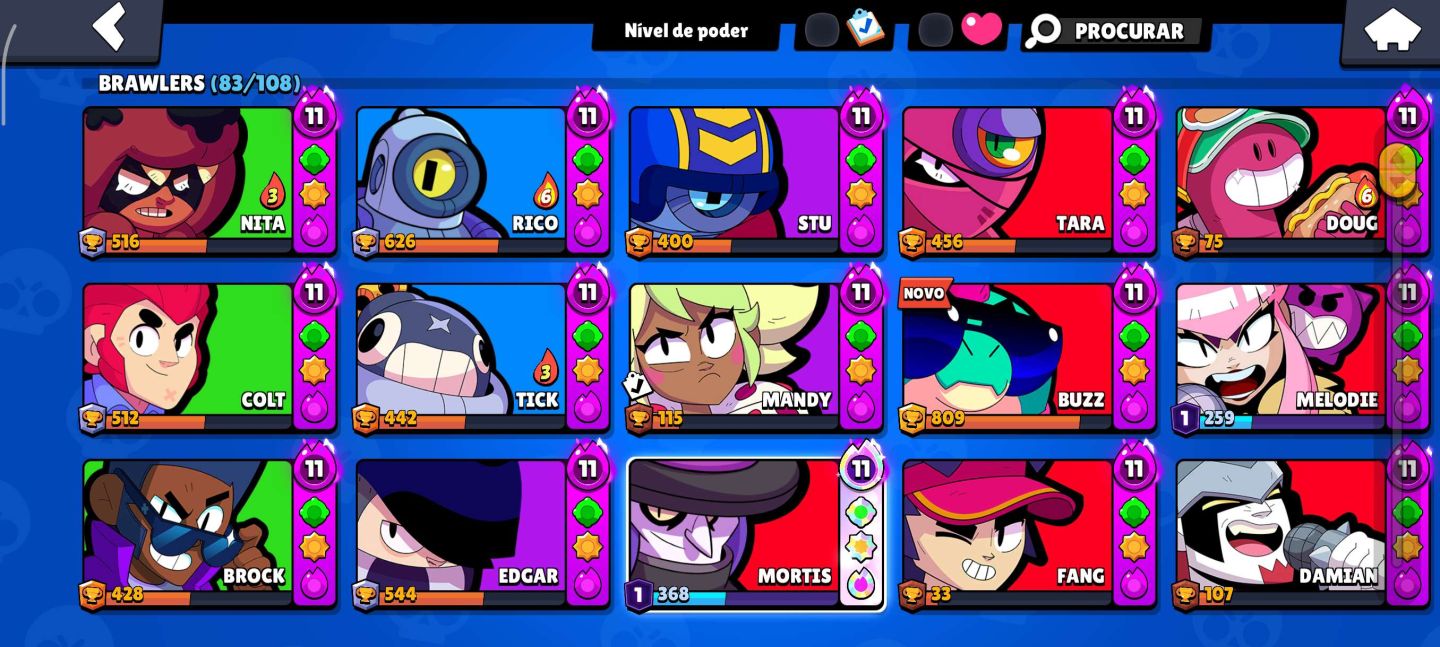 CONTA BRAWL STARS