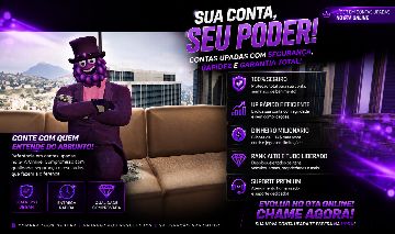 Upagem de conta GTA5 PC enhanced e legacy
