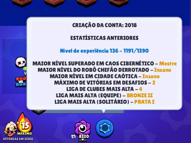 Conta 2018 | 38K Troféus | Shelly estelar