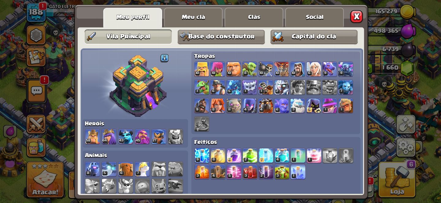 Conta Clash of clans CV 14 praticamente Full