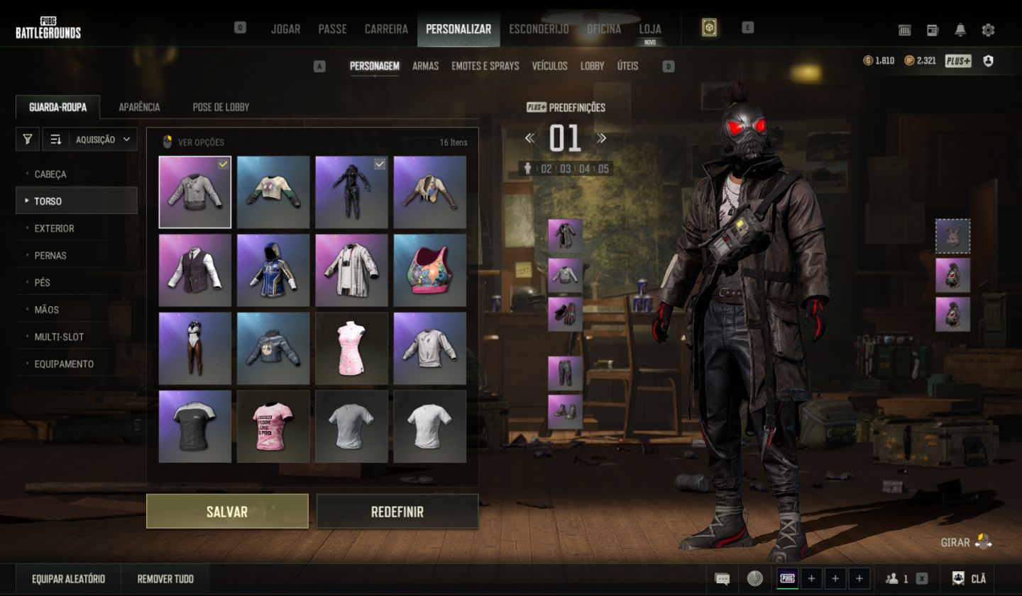 Conta PUBG Kar98k lendária + Chroma + 1810 Gcoins + 513 cupons de contrabando