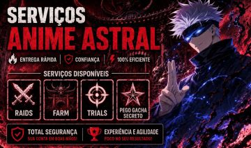 CursedRushwa100 - O MAIS BARATO - Todos os serviços e up de conta - ANIME ASTRAL