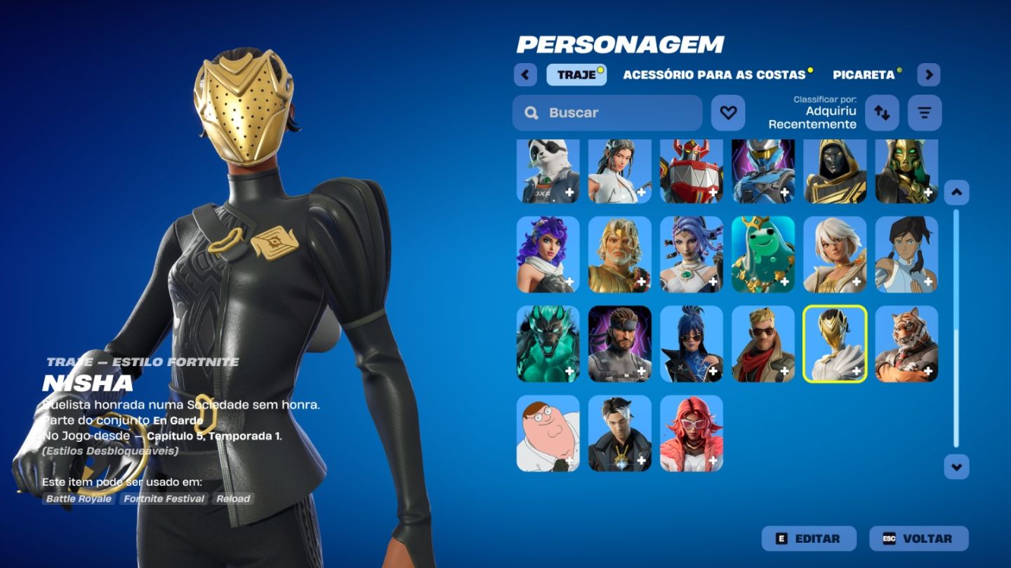 Conta de Fortnite com 43 Skins | Green Ranger | Promoção!