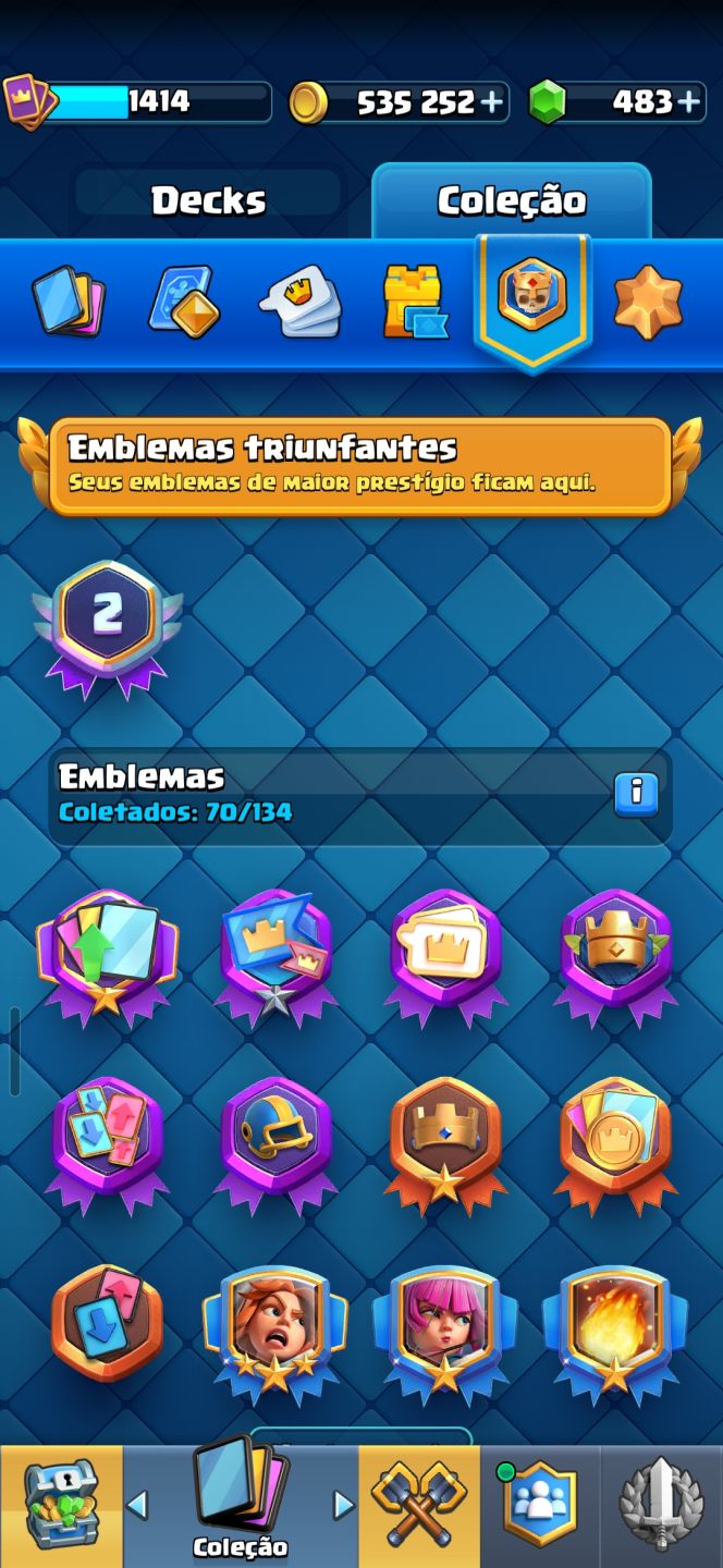 Conta de clash pra sair rápido