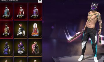 CONTA DE FREE FIRE RARA COM PASSE DO THURZIN
