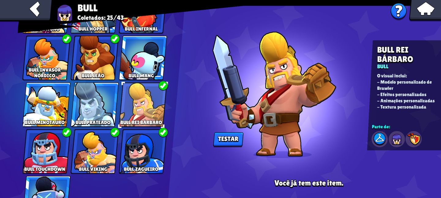 Conta de Brawl Stars + Clash à venda com itens limitados e raridade de 2020/2021