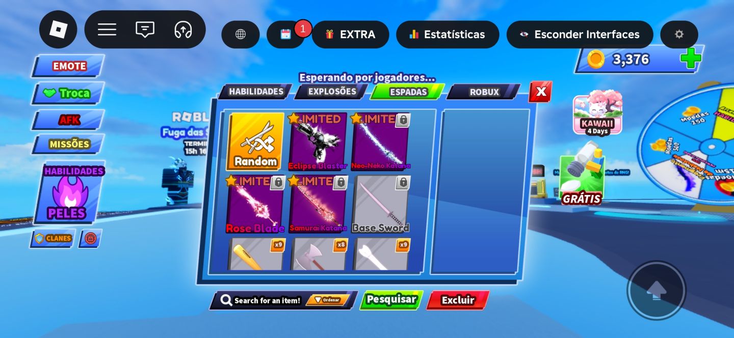 Promoção conta roblox!!! 10k de rubux gastos