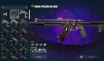 VALORANT LVL 90+ | EX-GOLD 2 | VANDAL PRELÚDIO DO CAOS + FACA EXCLUSIVA!