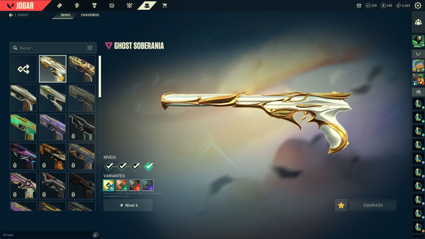 CONTA VALORANT - KARAMBIT ÍON E OUTRAS SKINS! (FULL ACESSO) + E-MAIL VINCULADO!