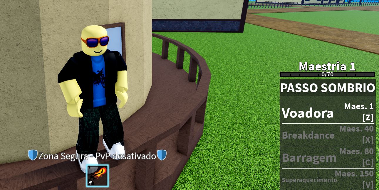 CONTA ROBLOX - BLOX FRUIT LV 01 - BRABA - COMECE COM FRUTA BOA E ESTILO DE LUTA