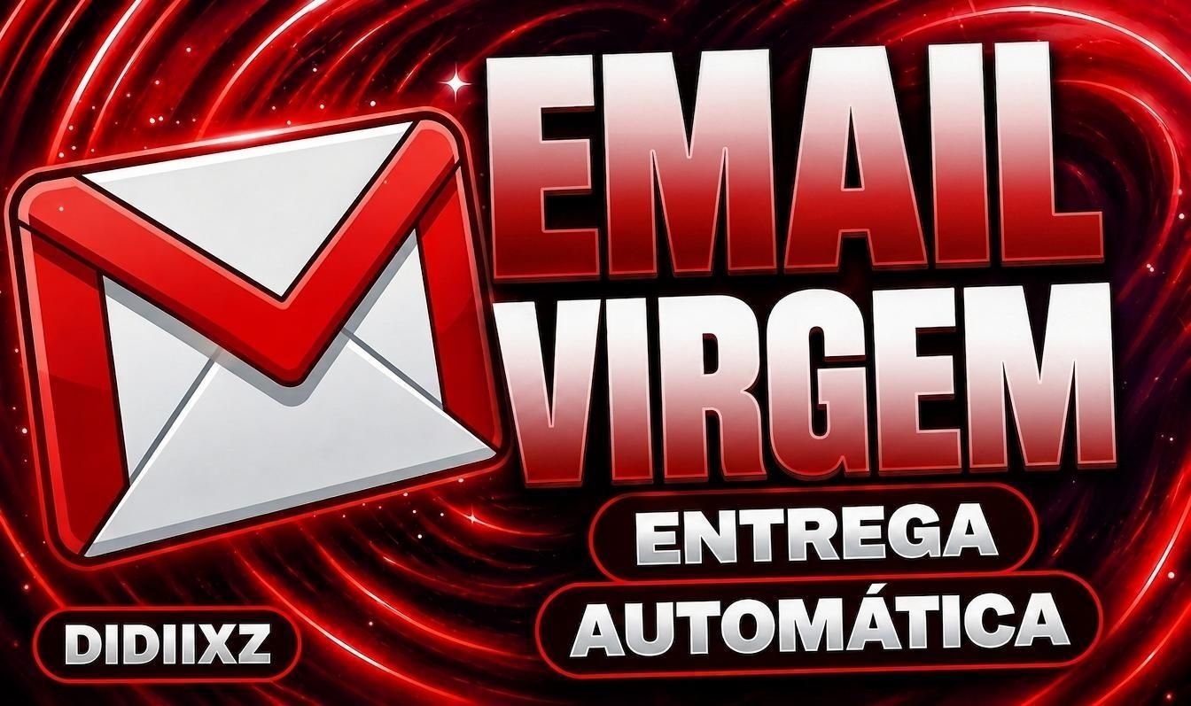 EMAIL VIRGEM (MELHOR PREÇO DA GGMAX) | ENTREGA AUTOMÁTICA
