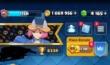 CONTA ANTIGA CLASH ROYALE (mais de 2 anos)